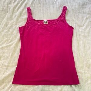 Anthropologie Anne Klein Hot Pink Tank Top | Small |